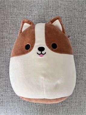 Squishmallow Reginald Corgi Dog Plush